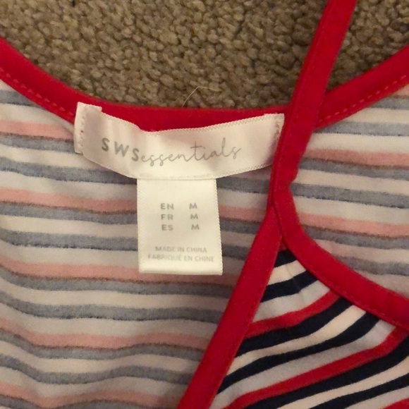 Sws Essentials Other Bodysuit Red White And Blue Poshmark